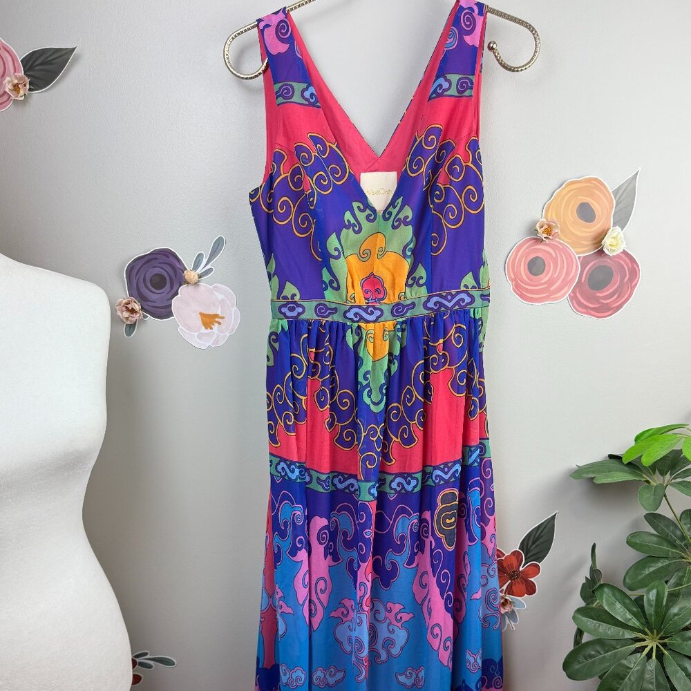 Modcloth Muster The Length Colorful Maxi Dress - Size - XS